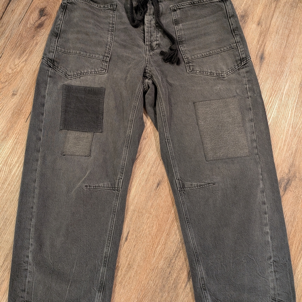 We The Free Charcoal Textured Pants